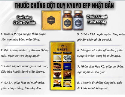 Thuoc bổ chong đot quy & nhoi mau co tim EFP japan