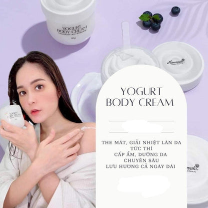 Kem body sua chua yogurt Hanayuki