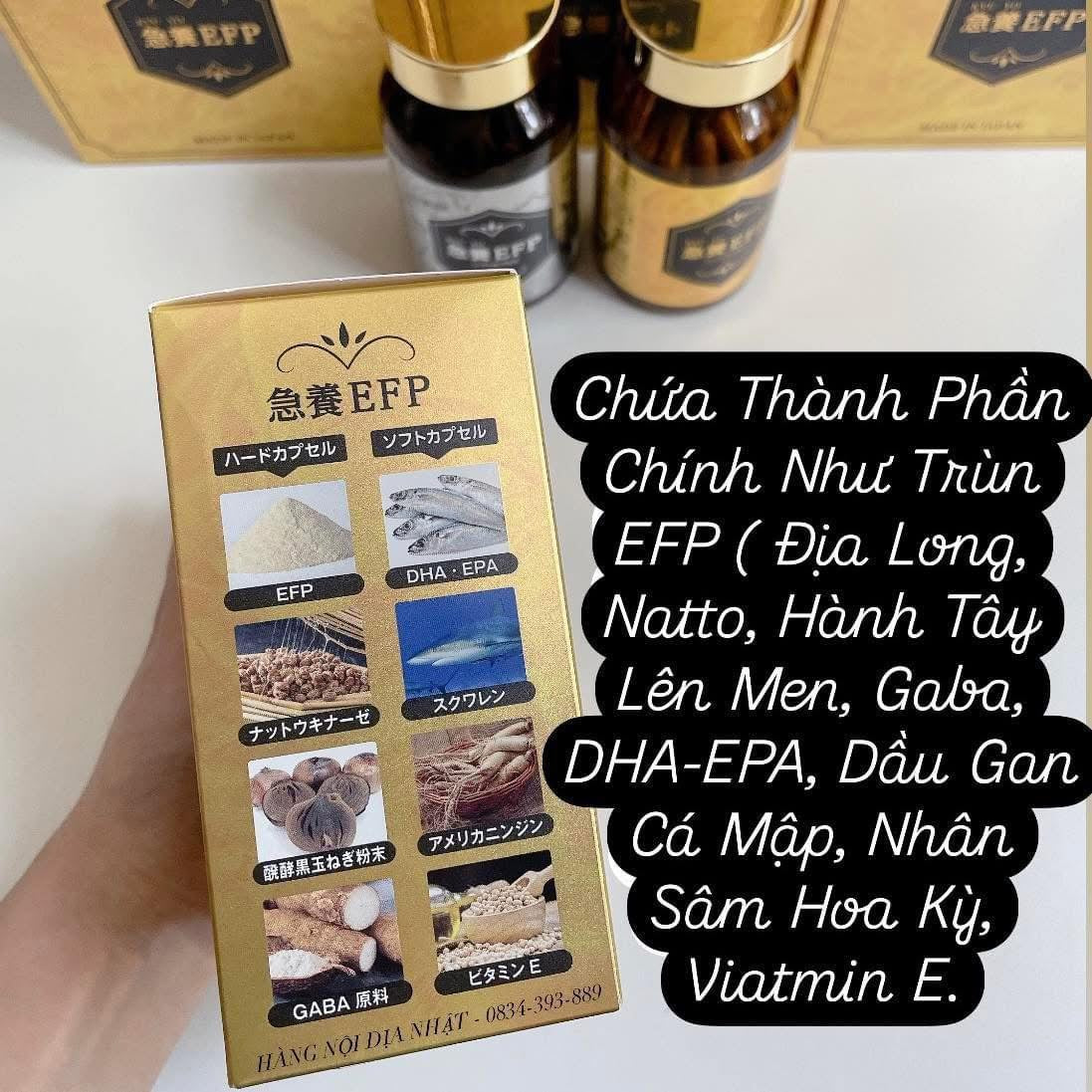 Thuoc bổ chong đot quy & nhoi mau co tim EFP japan