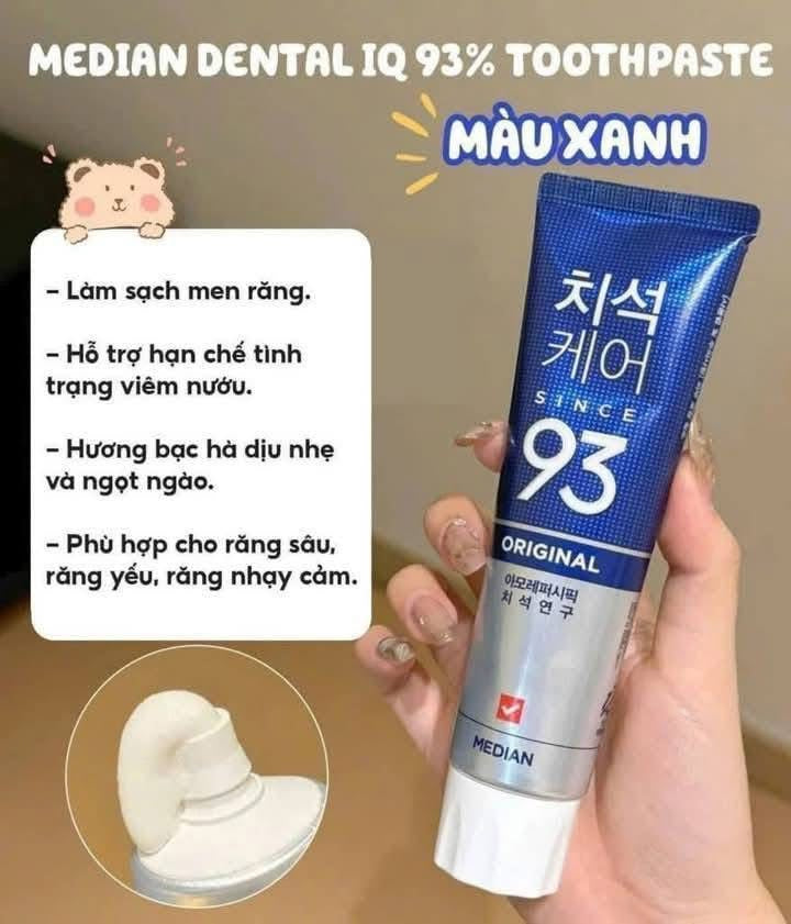 MEDIAN Dental IQ 93% Toothpaste kem đánh răng