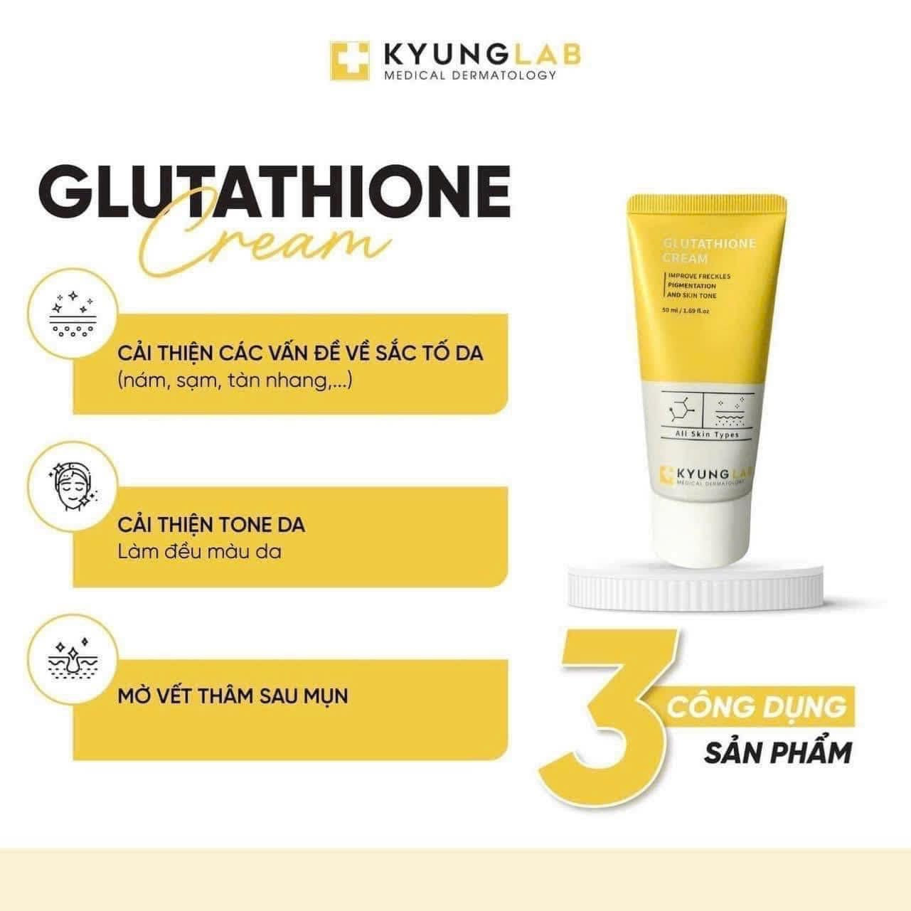 KYUNGLAB GLUTATHIONE CREAM Trắng Da