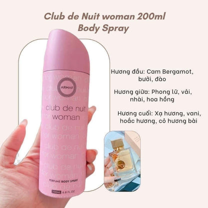 ARMAF CLUB DE NUIT Woman Intense Perfume Body Spray 200ml