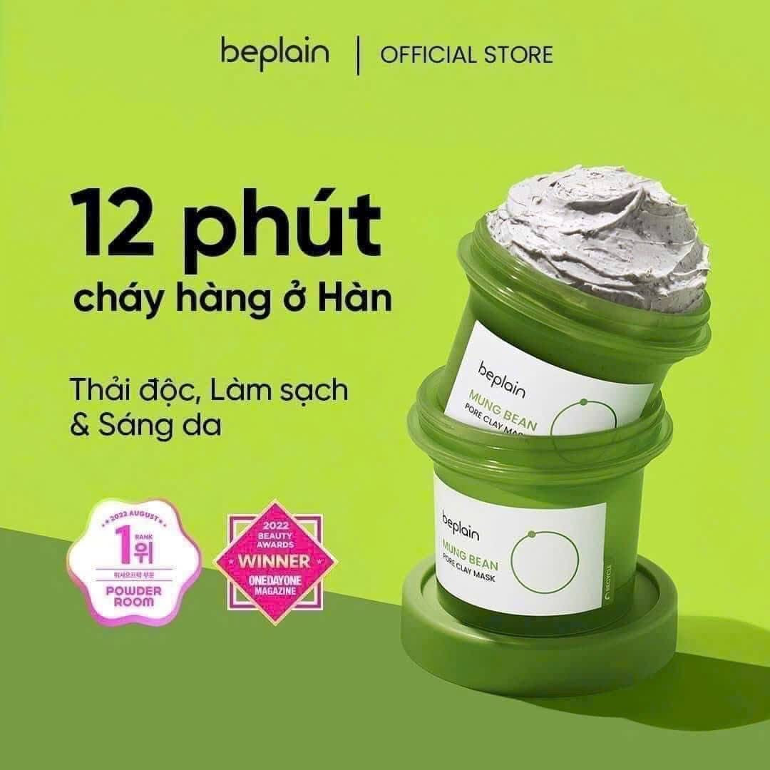 BEPLAIN Mung Bean Pore Clay Mask 120ml