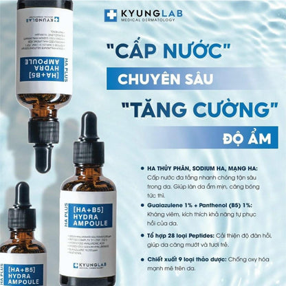 KYUNGLAB HA Plus [HA+B5] Hydra Ampoule 50mL serum cấp ẩm