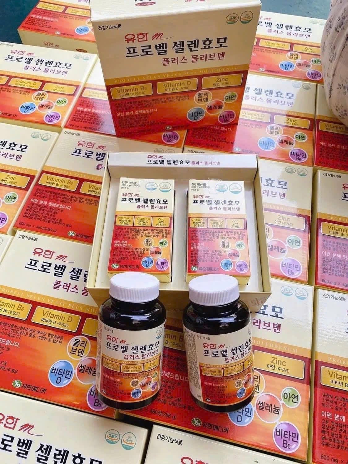 Probell Selen Yeast Plus Molybdenum vitamin tong hop tang can 480v