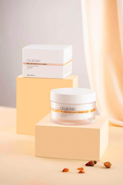 CELBONIC Brilliant Whitening Cream Kem Trang Da 200g 7.05floz