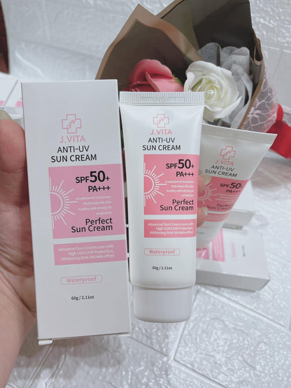 J.VITA Anti-UV Sun Cream SPF50+ PA+++ Perfect Sun Cream Waterproof 60g