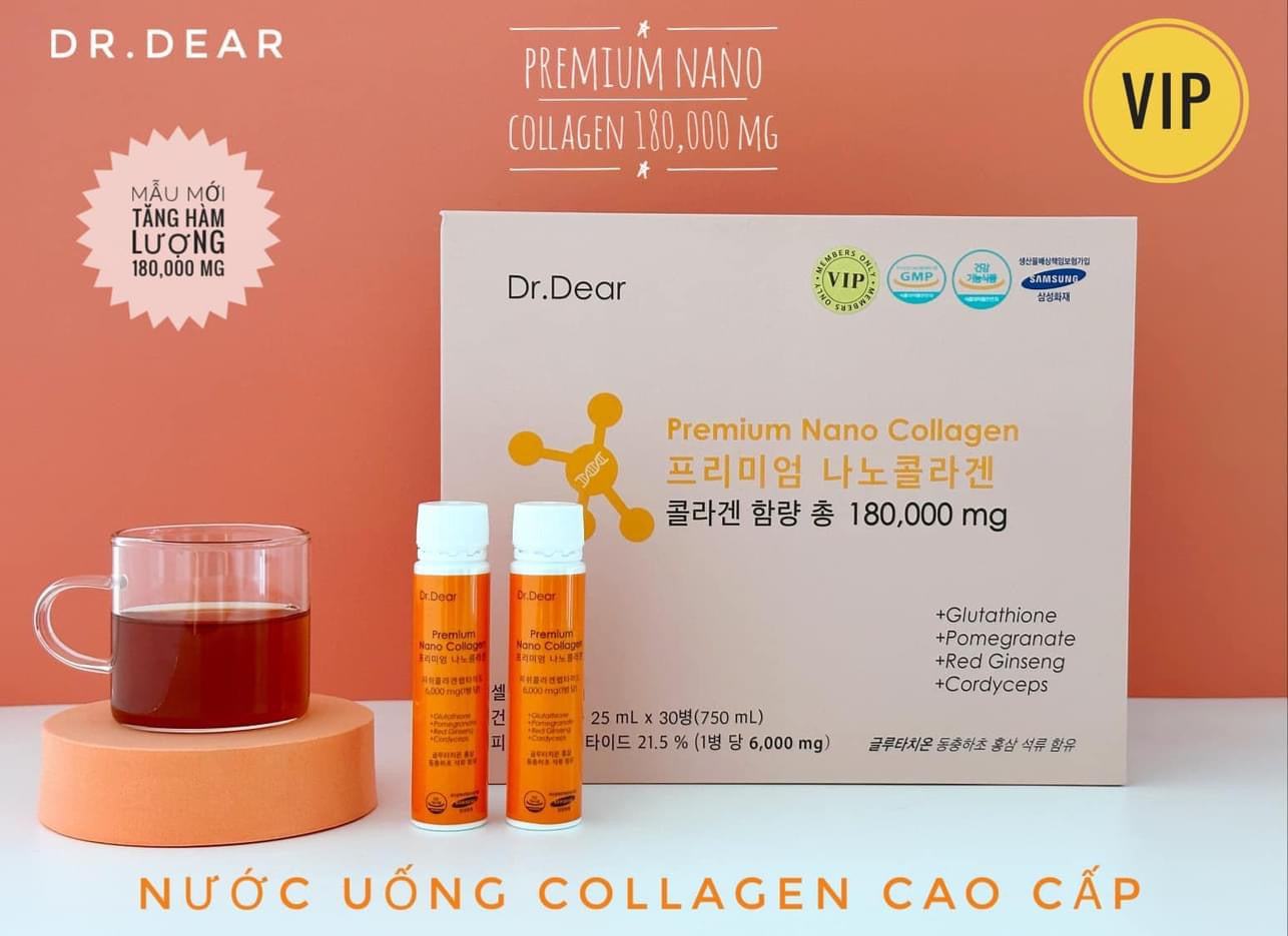 Collagen VIP premium nano dr Dear mẫu mới