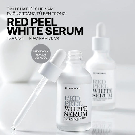 Red peel white serum