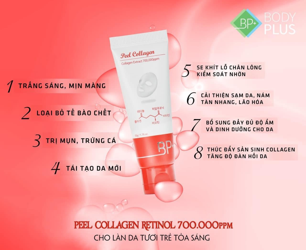 Peel collagen retinol