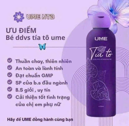 Dung dịch ve sinh Ume tia to