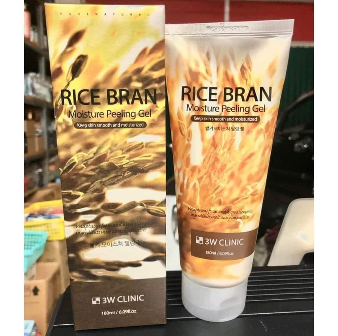 Tay da chet cám gạo Rice Bran