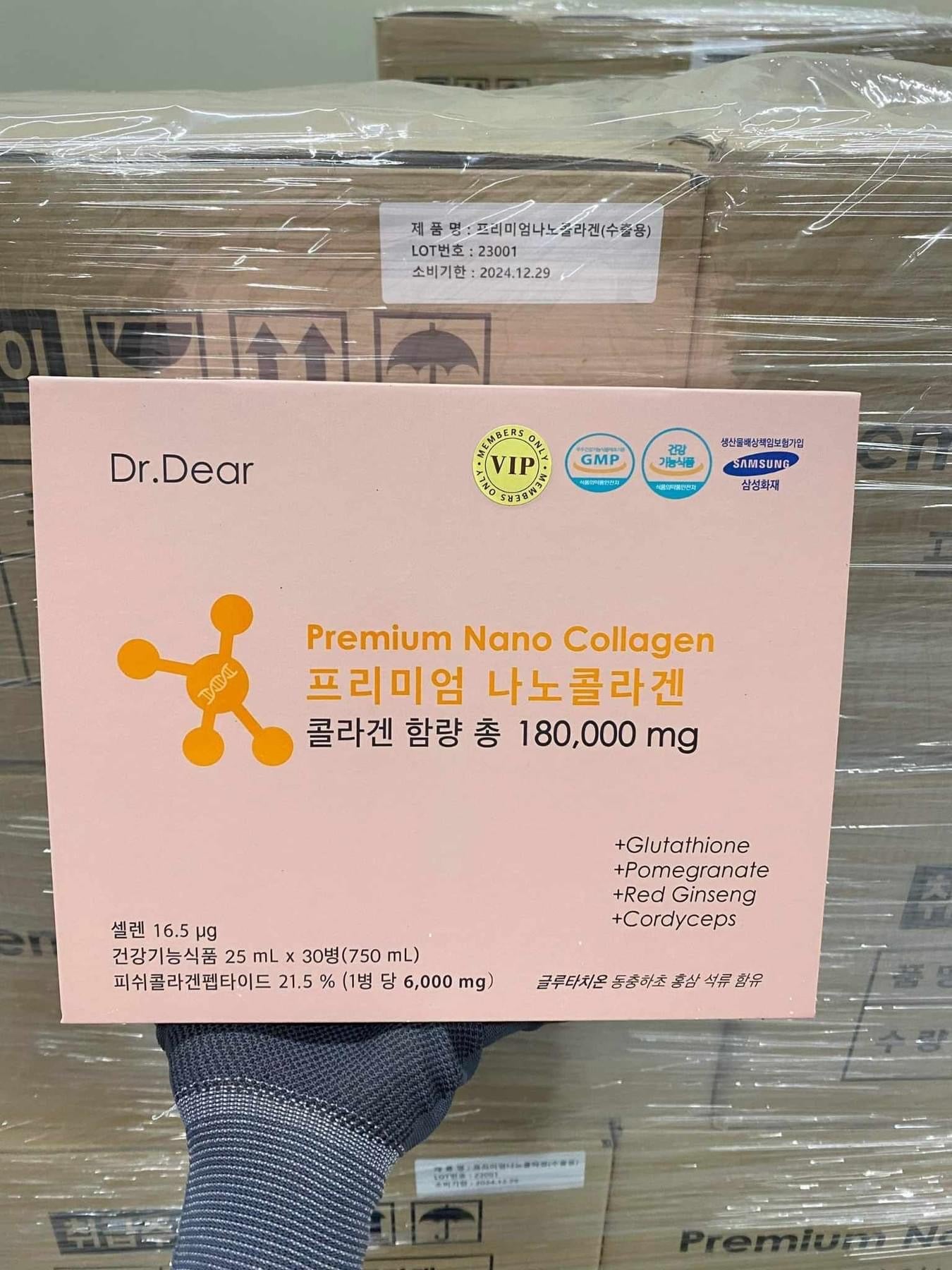 Collagen VIP premium nano dr Dear mẫu mới