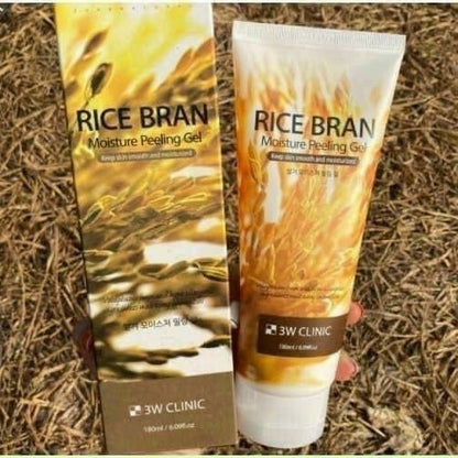 Tay da chet cám gạo Rice Bran