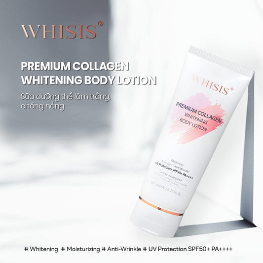 Kem body collagen trang da chong nang Whisis