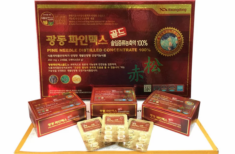 Kwangdong Tinh dau thong do 120 capsules