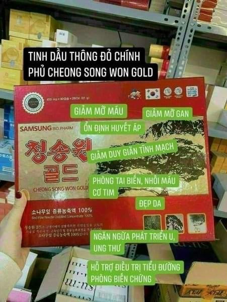 Tinh dau thong do Cheong son won Gold