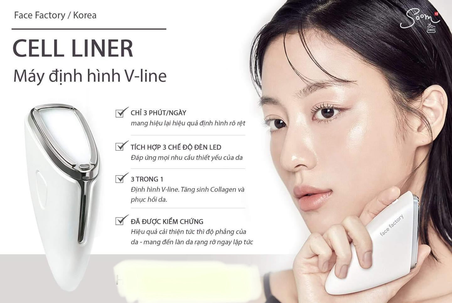 May dinh hinh Vline cell liner