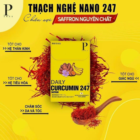 Thach nghe saffron (hop 7 gói ) vietnam