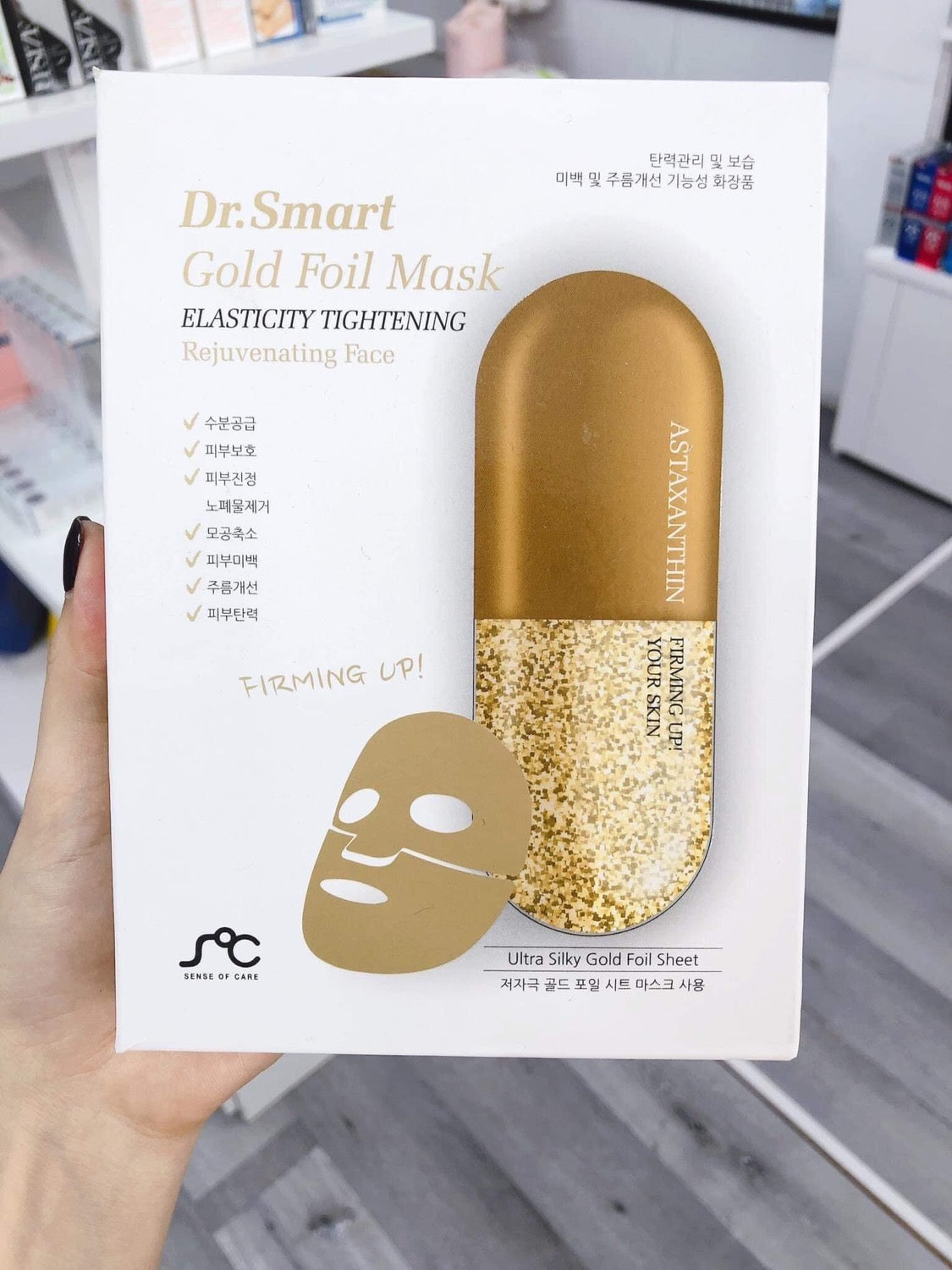 Dr.Smart Gold Foil mask hop 10 mieng