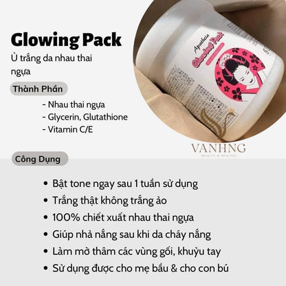 Kem u trang ( body & face) Glowing pack