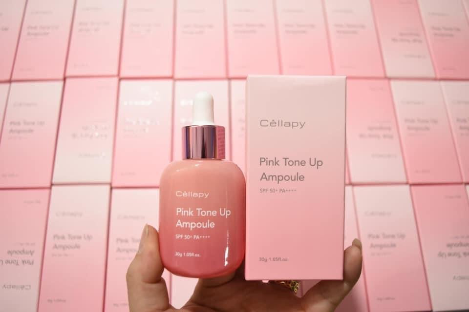 Cellapy pink tone up ampoule