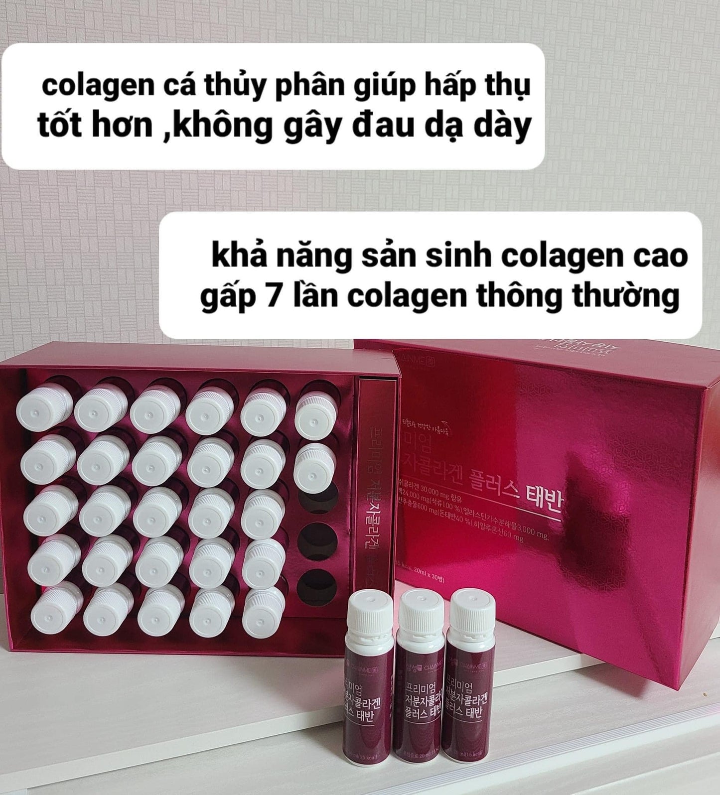Collagen ca thuy phan Hainme (30 lo)