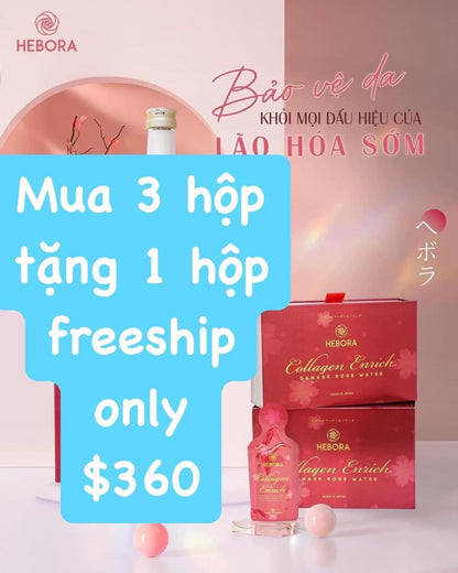 Deal 4 hop Hebora collagen enrich (deal cho 4 hộp )