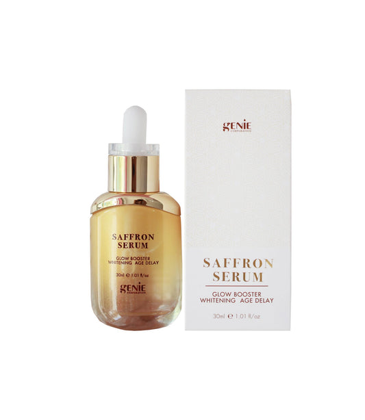 Genie Saffron Serum Glow Booster Brightening Age Delay 30 ml