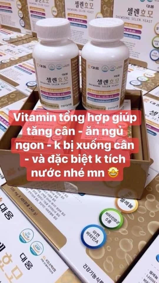 Thuoc tang can VITAMIN DAEWOONG SELEN YEAST