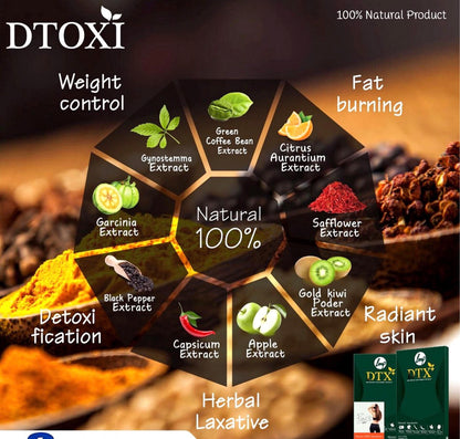 DTX Detoxi dietary supplement (100capsules)