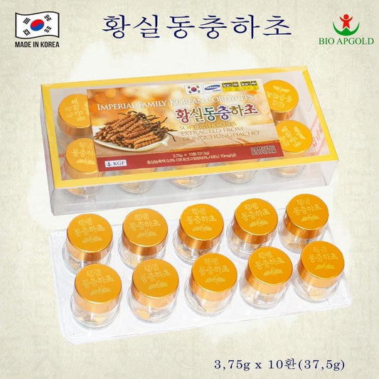 Dong trung ha thao hop 10 vien Imperial Family korean cordyceps