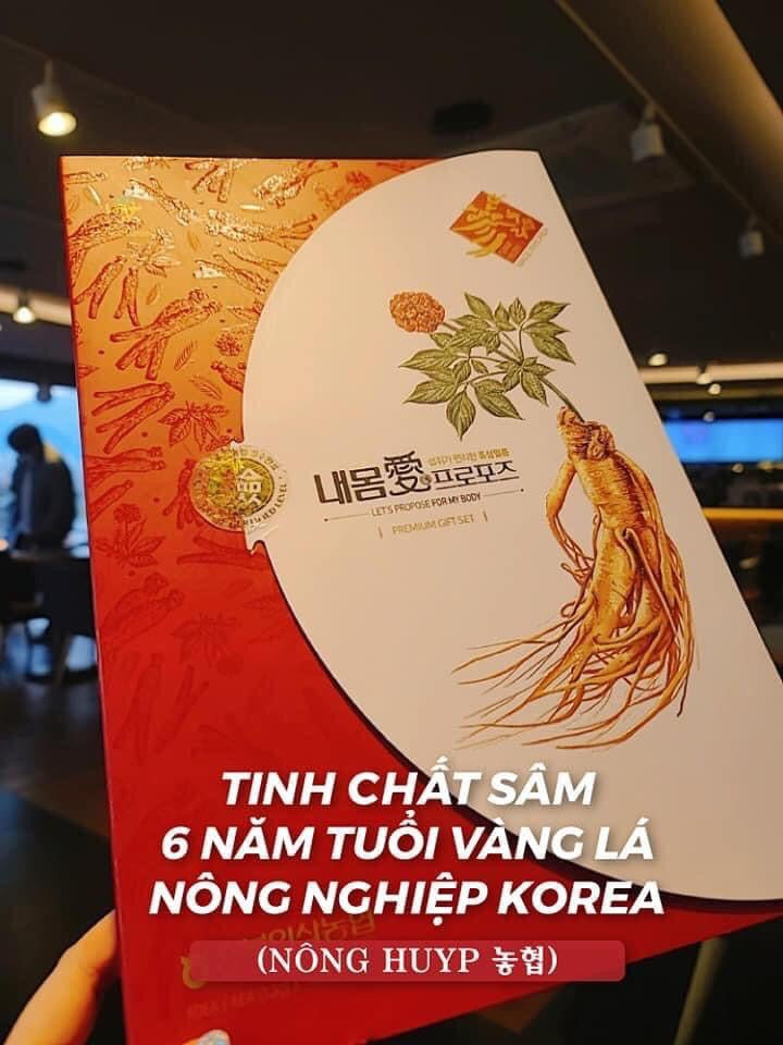 Tinh chat sam 6 tuoi vang la Nonghuyp(60 mieng )