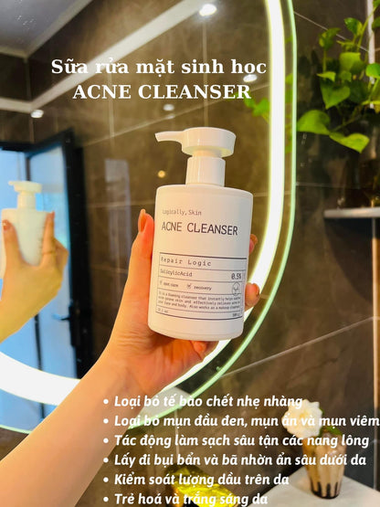 Sua rua mat sinh học Acne cleanser logically skin (300ml)