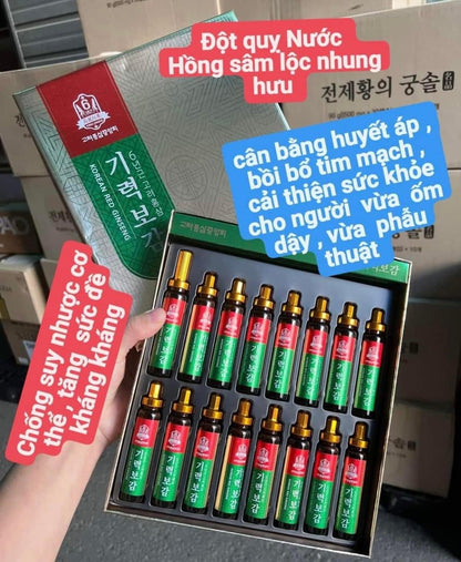 Hong sam loc nhung huou dot quy nuoc