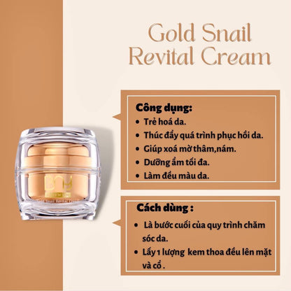 Kem oc sen BNY gold snail revital cream