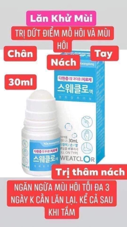 Lan khu mui Kwangdong Sweat Clor Roll on type (30ml)