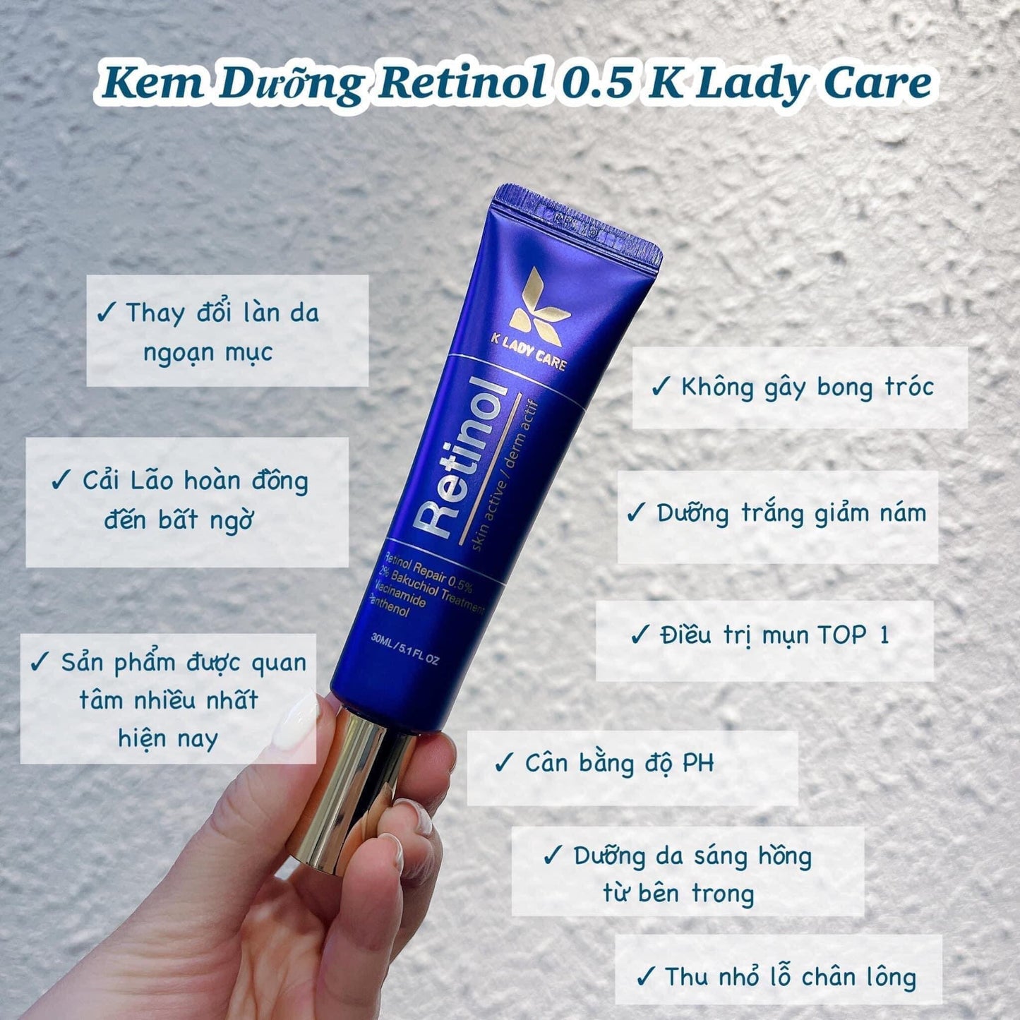Kem Retinol K lady care treatment ( mẫu mới)