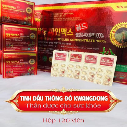 Kwangdong Tinh dau thong do 120 capsules