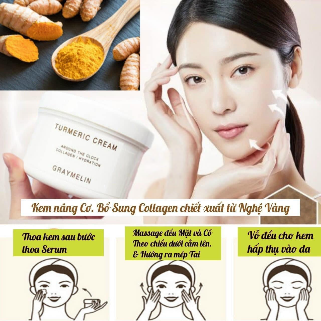 Kem nghe collagen turmeric collagen